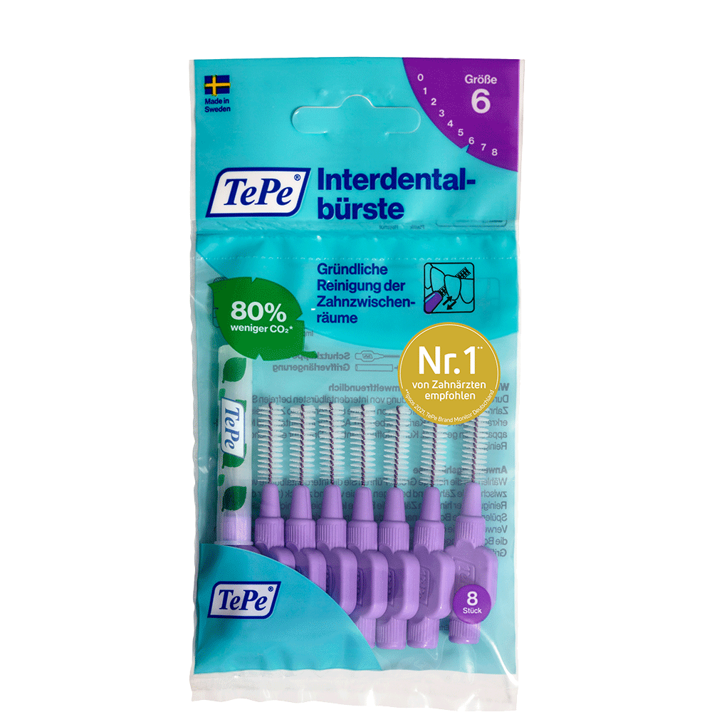Bild: TePe Interdentalbürsten lila 1.1mm