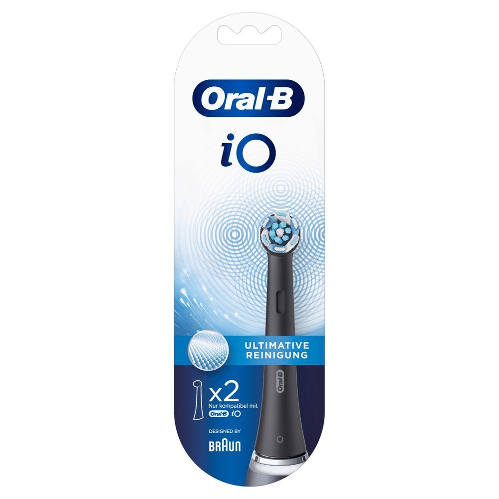 Bild: Oral-B iO Black Ultimative Reinigung Aufsteckbürsten, Schwarz
