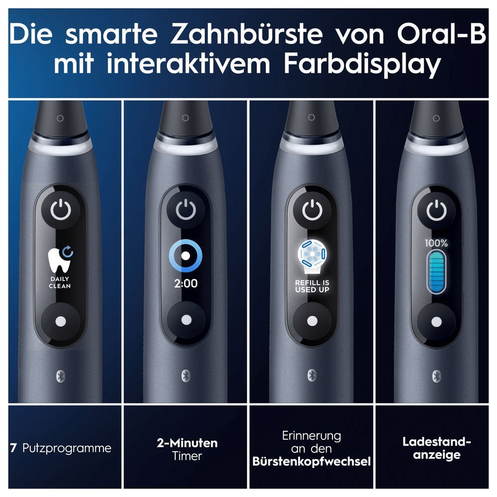 Bild: Oral-B iO Series 9 Elektrische Zahnbürste, Black Onyx