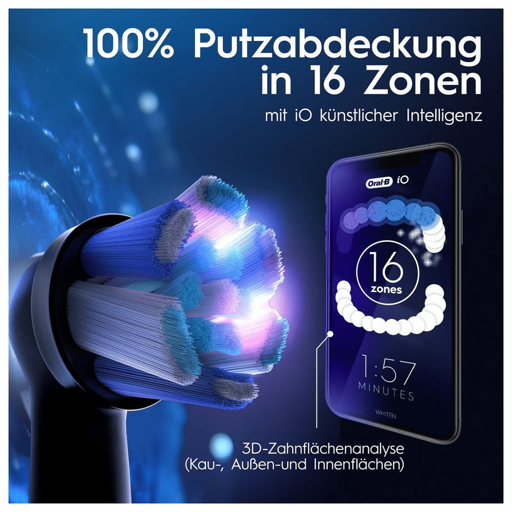 Bild: Oral-B iO Series 9 Elektrische Zahnbürste, Black Onyx