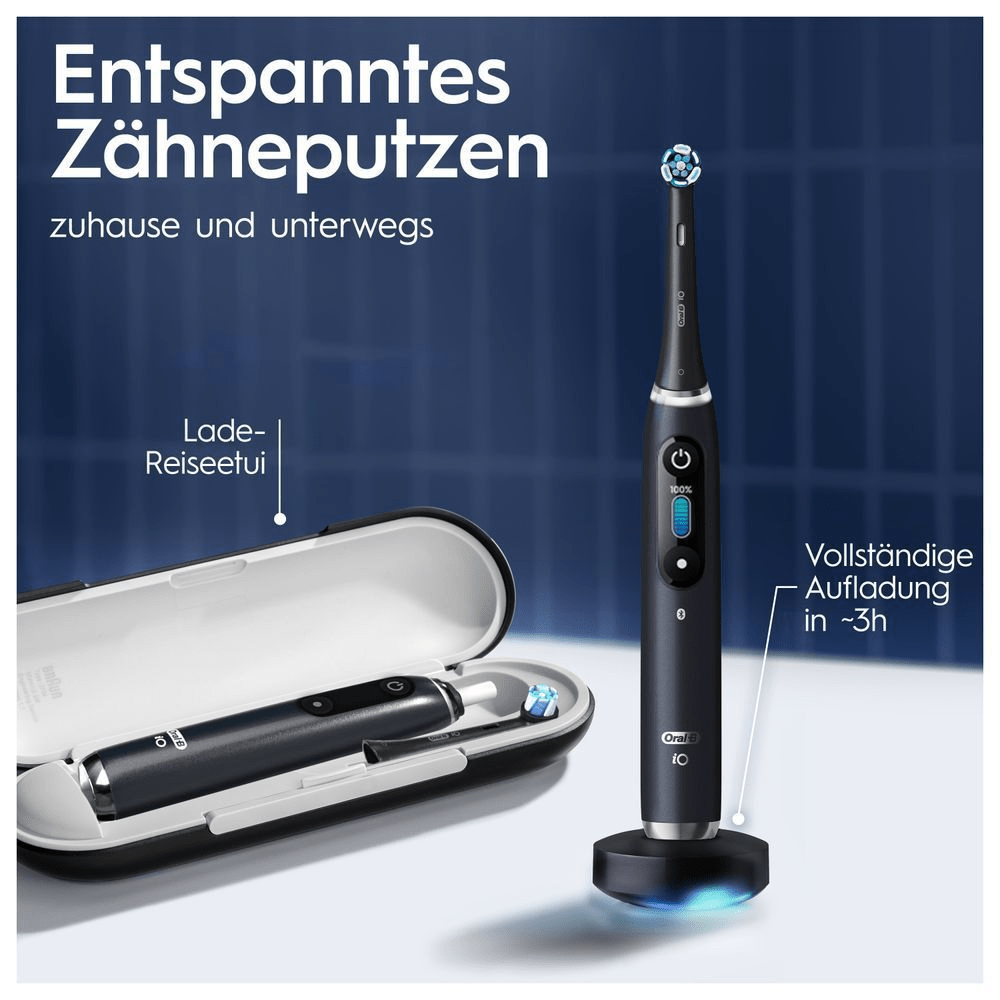 Bild: Oral-B iO Series 9 Elektrische Zahnbürste, Black Onyx