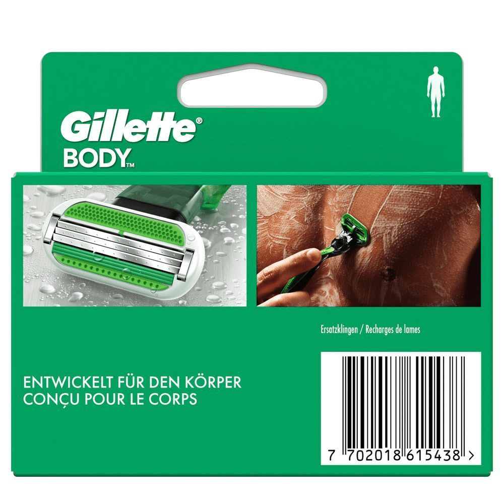 Bild: Gillette Body Rasierklingen für Männer