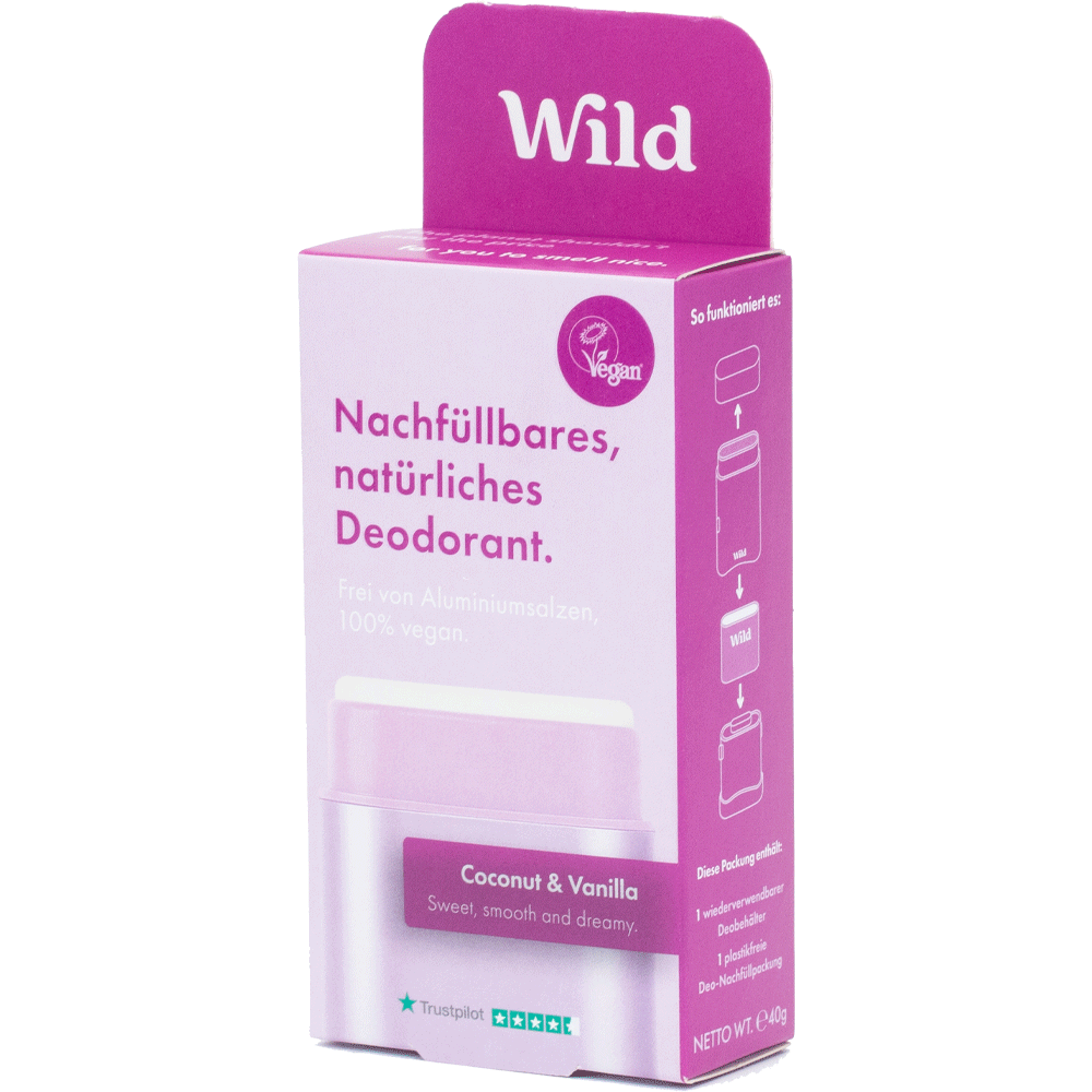 Bild: WILD Deostick Starter Kit Coconut Dreams