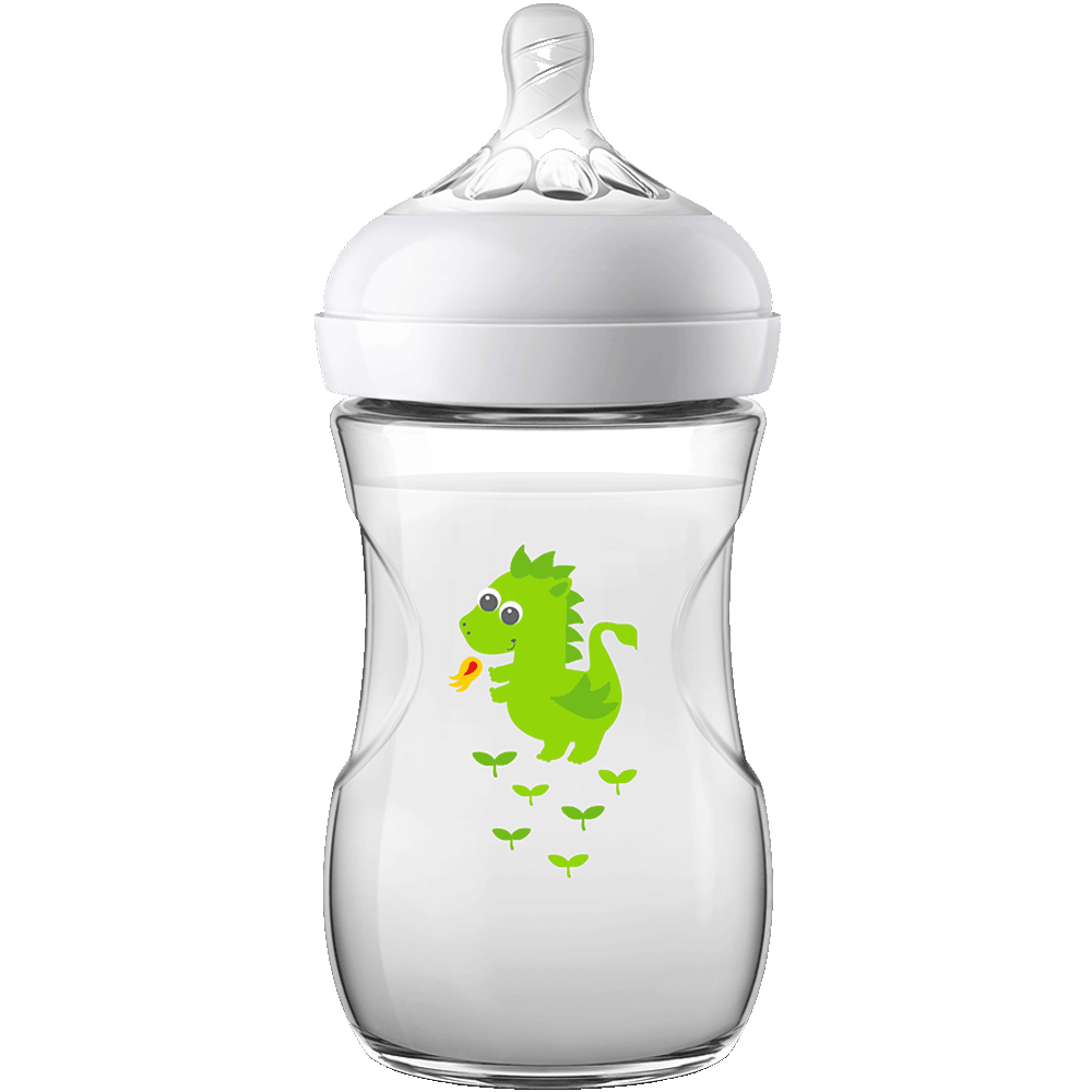 Bild: PHILIPS AVENT Flasche Naturnah, 260ml, 1 Monat+, Drache 