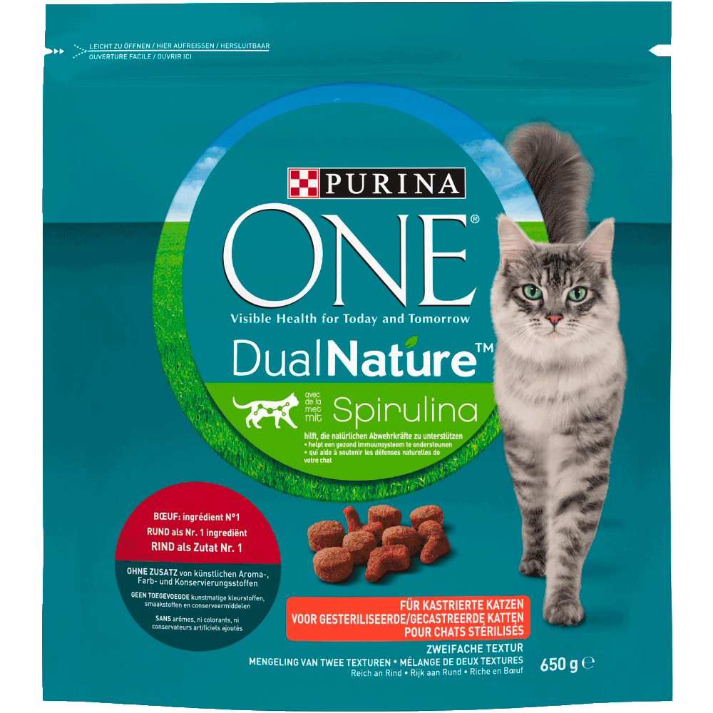 Bild: Purina ONE Dual Nature Sterilcat Rind