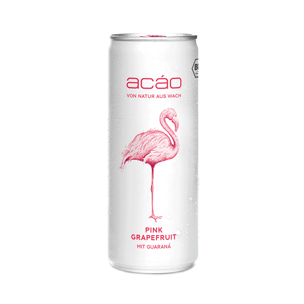 Bild: acáo Energydrink Pink Grapefruit