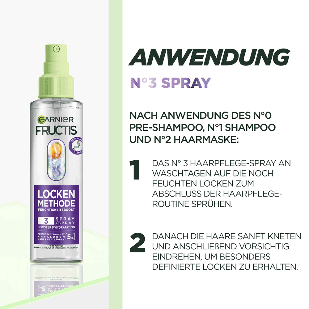 Bild: GARNIER FRUCTIS Locken Methode Haarpflege Spray