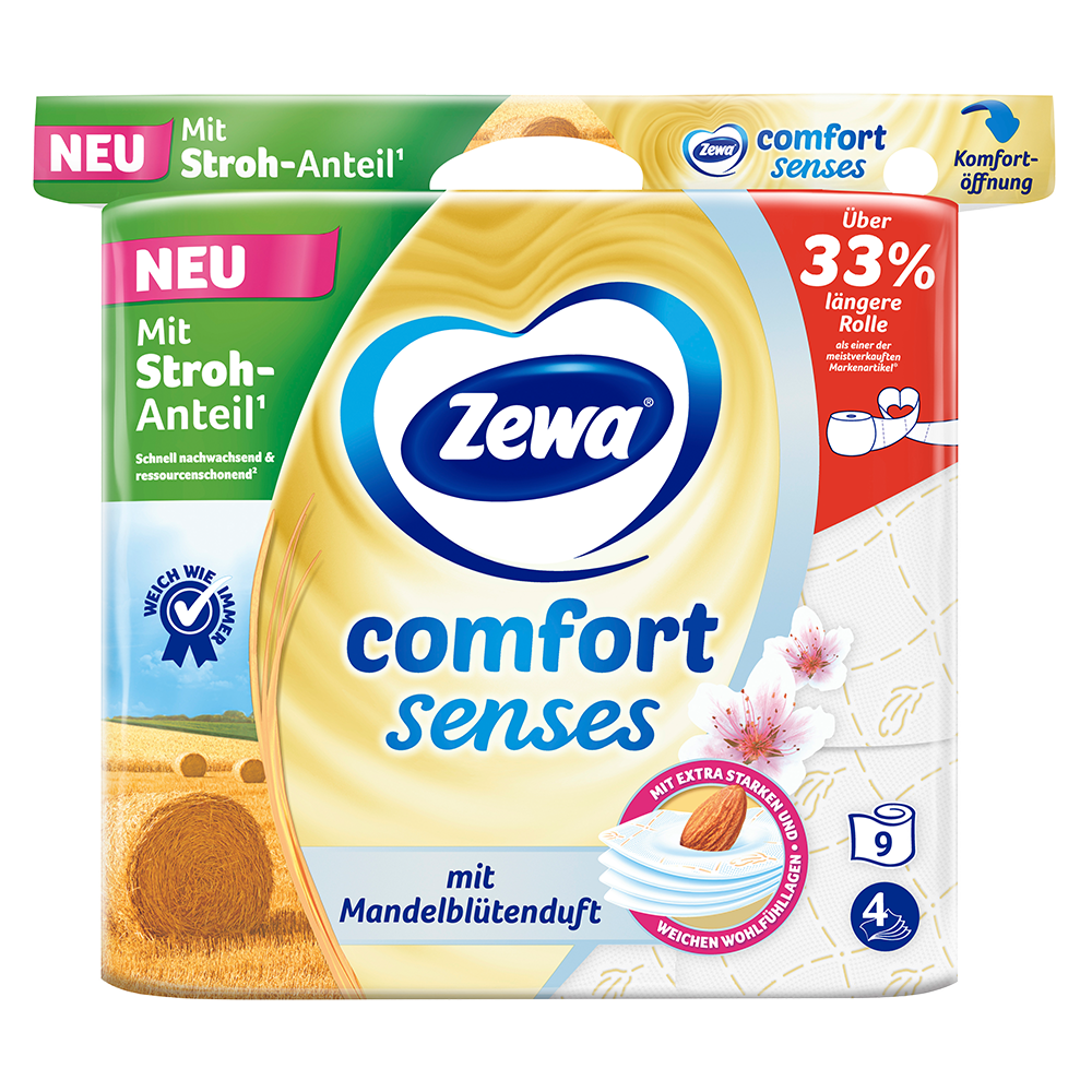 Bild: Zewa Comfort Sense Toilettenpapier