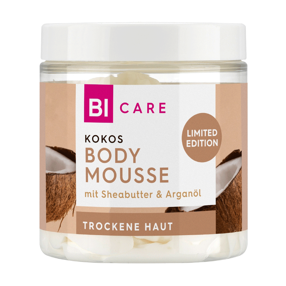 Bild: BI CARE Body Mousse Kokos Limited Edition