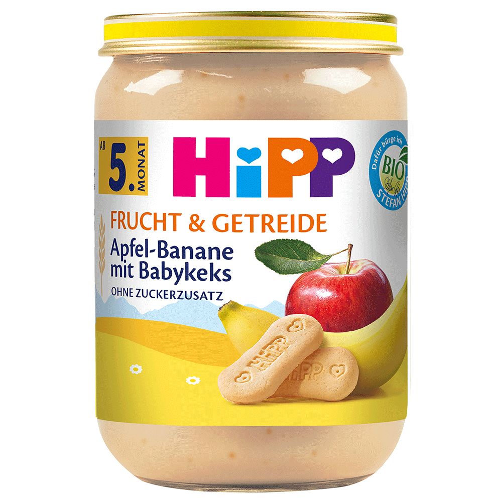 Bild: HiPP Apfel Banane mit Babykeks