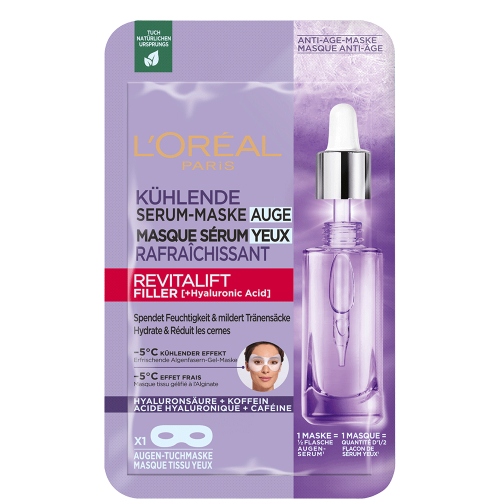 Bild: L'ORÉAL PARIS Revitalift Augen Serum-Maske