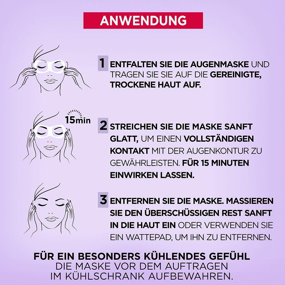 Bild: L'ORÉAL PARIS Revitalift Augen Serum-Maske