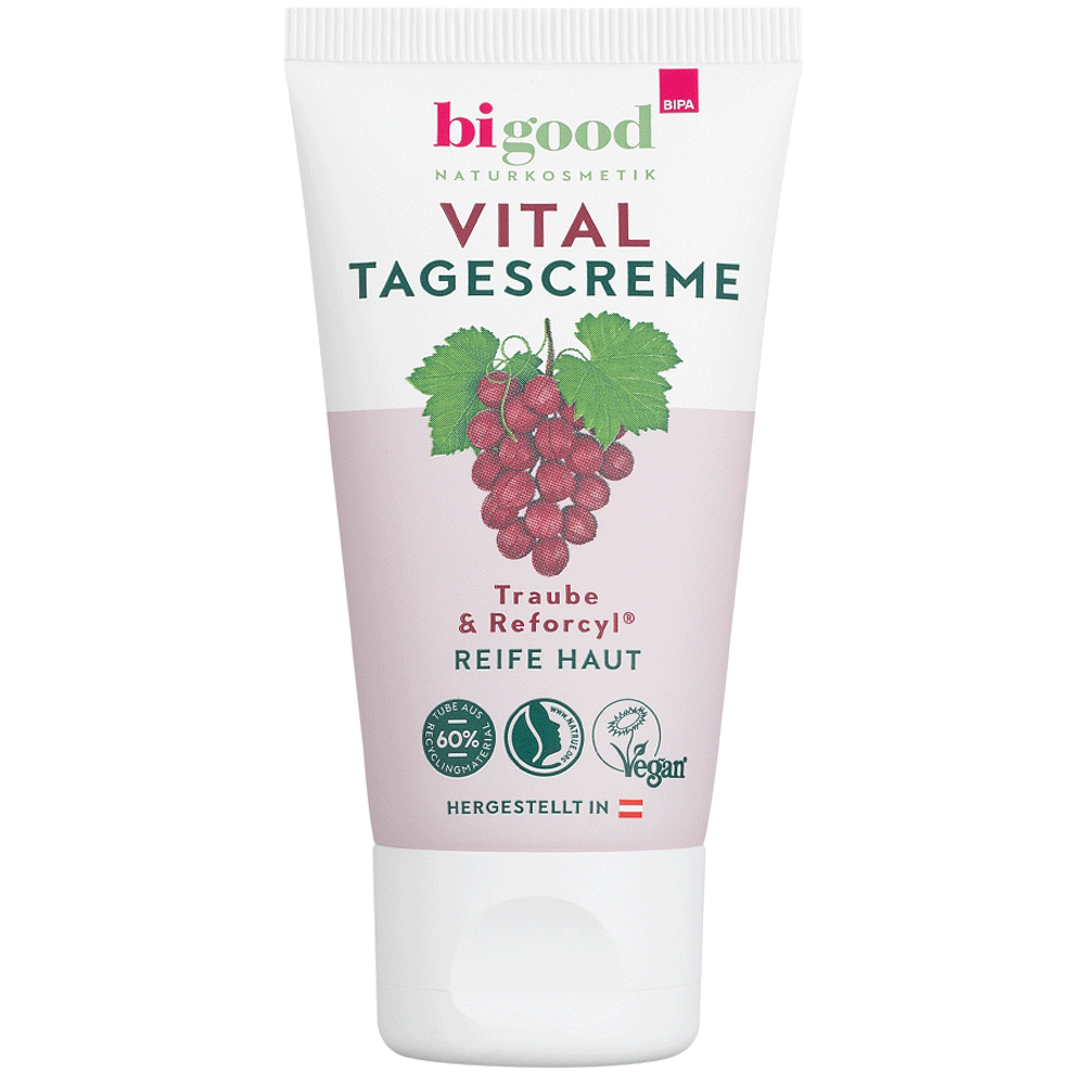 Bild: bi good Vital Tagescreme Traube & Reforcyl