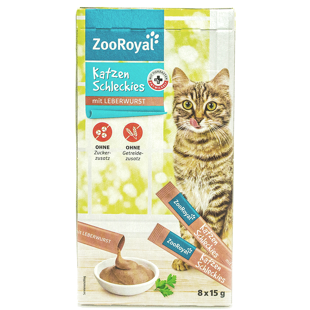Bild: ZooRoyal Katzen Schleckies mit Leberwurst