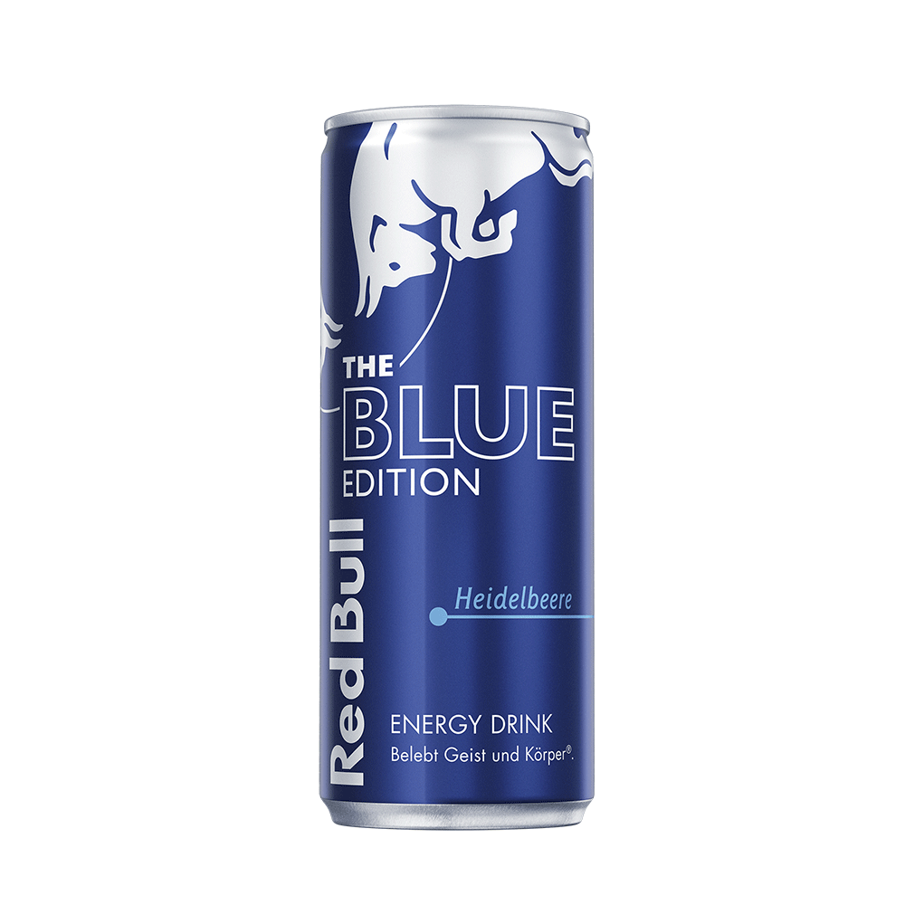 Bild: Red Bull Energy Drink Blue Edition Heidelbeere