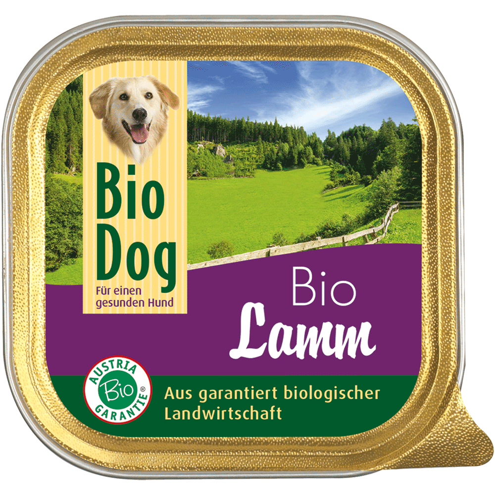 Bild: Bio Dog Hunde Schale Lamm