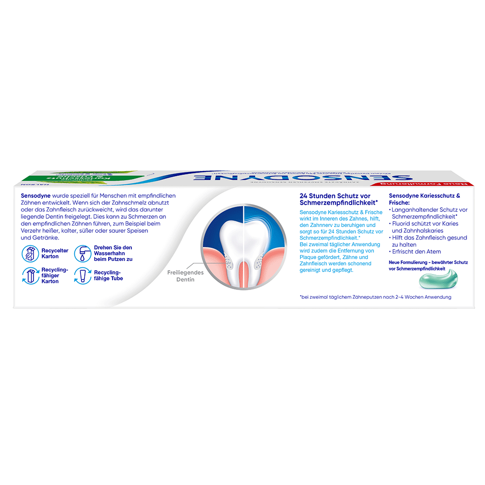 Bild: SENSODYNE Zahnpasta Multi Care Kariesschutz & Frische
