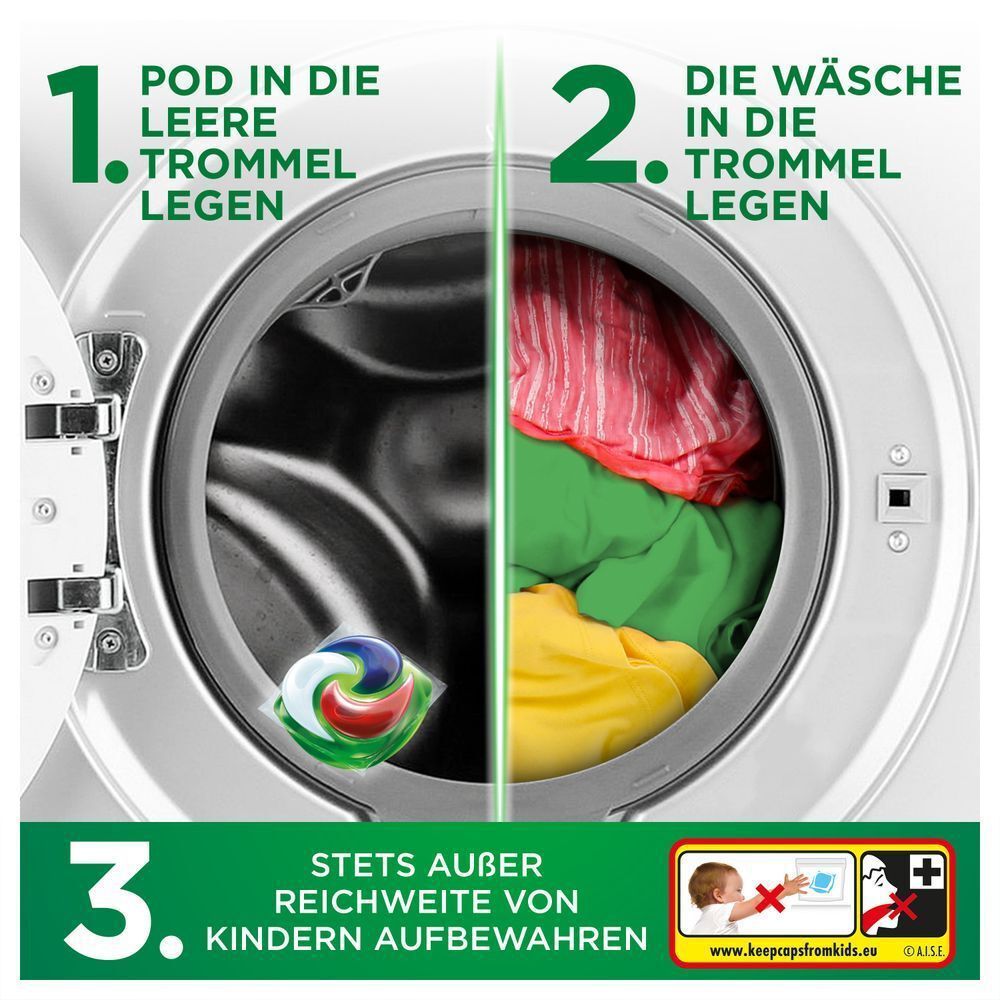 Bild: ARIEL All-in-1 PODS Color+ Flüssigwaschmittel-Kapseln