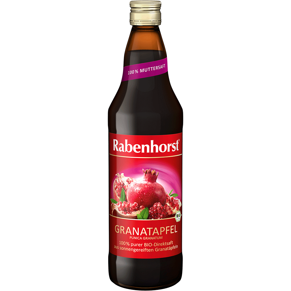 Bild: Rabenhorst Granatapfel Bio-Direktsaft