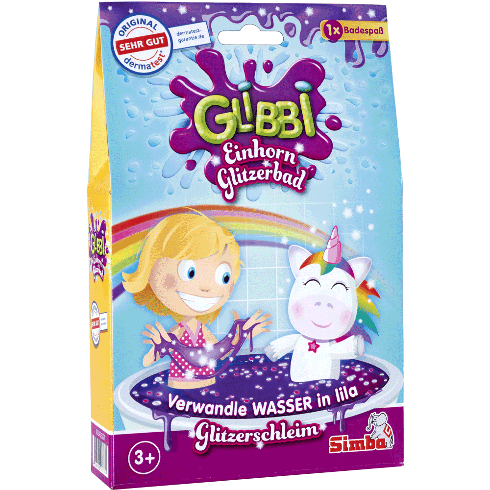 Bild: Simba Glibbi Einhorn Glitzerbad 