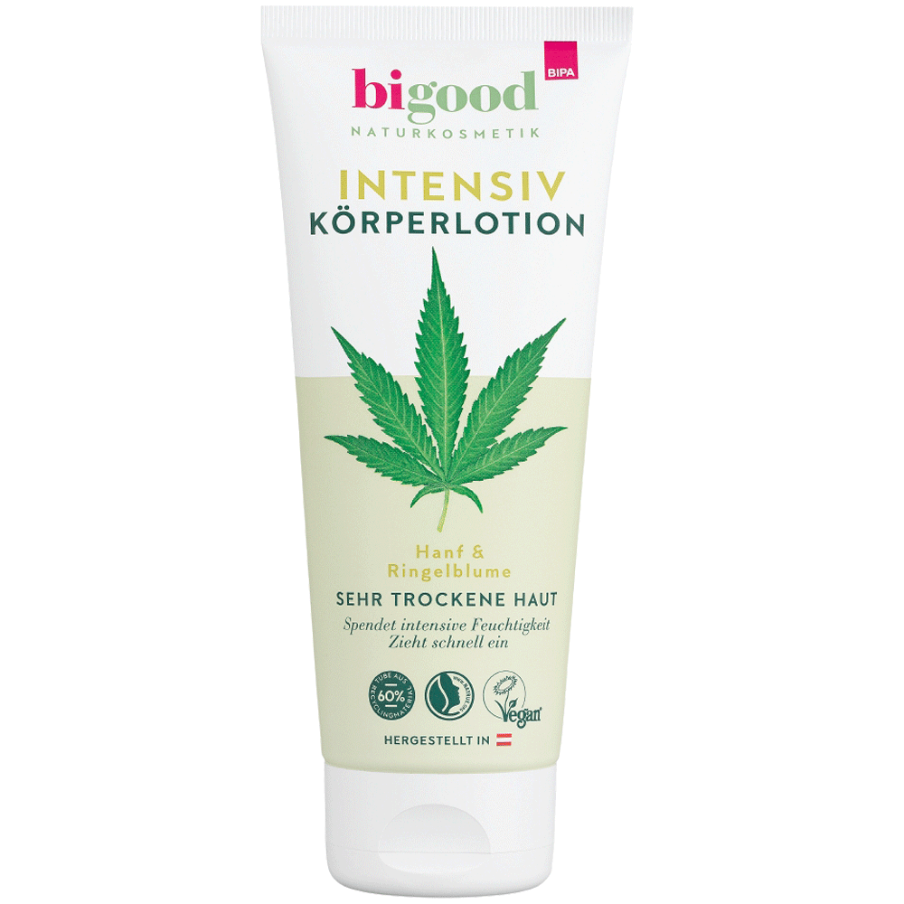 Bild: bi good Intensive Körperlotion Hanf & Ringelblume