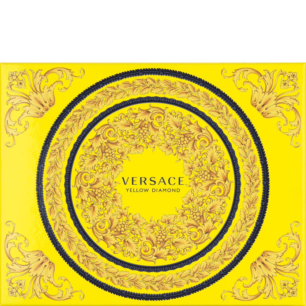 Bild: Versace Yellow Diamond Geschenkset Eau de Toilette 50 ml + Duschgel 50 ml + Bodylotion 50 ml 