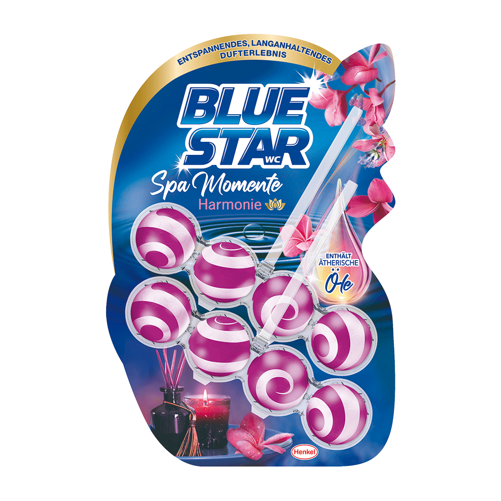 Bild: Blue Star WC-Steine Spa Momente Harmonie