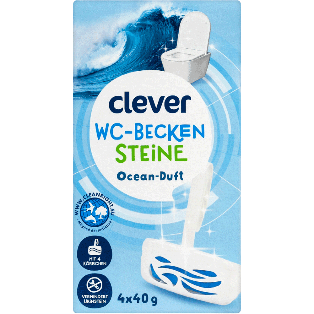 Bild: clever WC Beckensteine Ocean