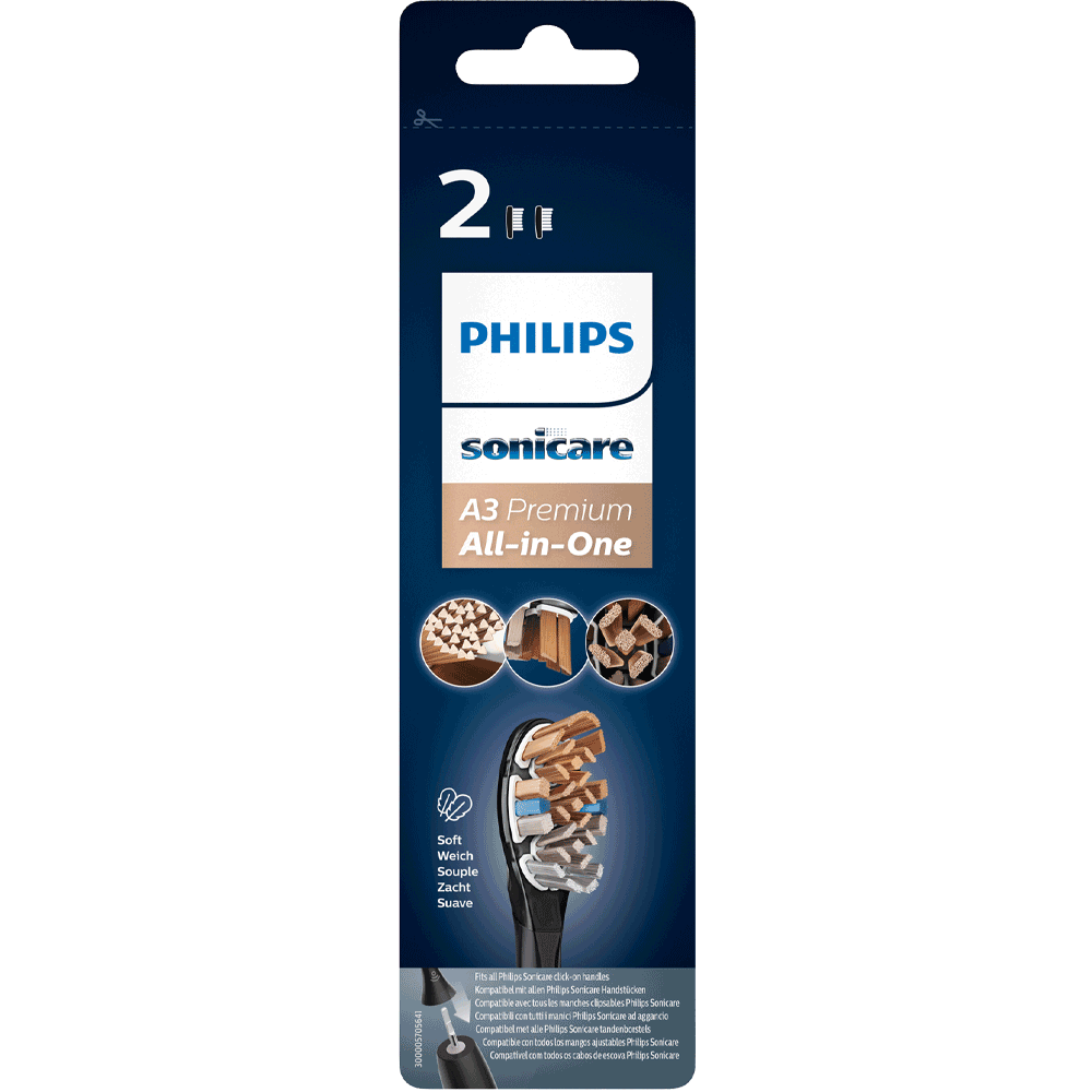 Bild: PHILIPS Sonicare Aufsteckbürsten A3 Premium All-in-One