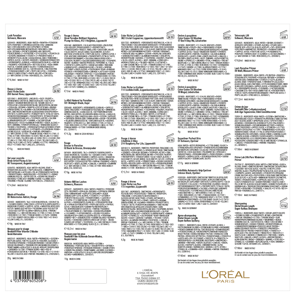 Bild: L'ORÉAL PARIS Adventskalender