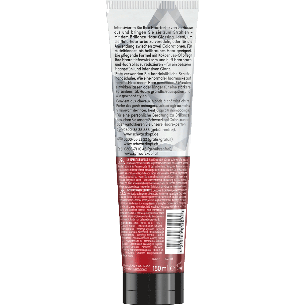 Bild: Schwarzkopf BRILLANCE Glossing