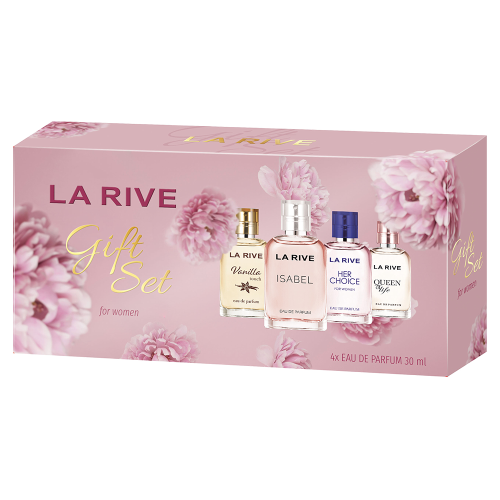Bild: LA RIVE Geschenkset Vanilla Touch, Isabel, Her Choice und Queen of Life je 30 ml