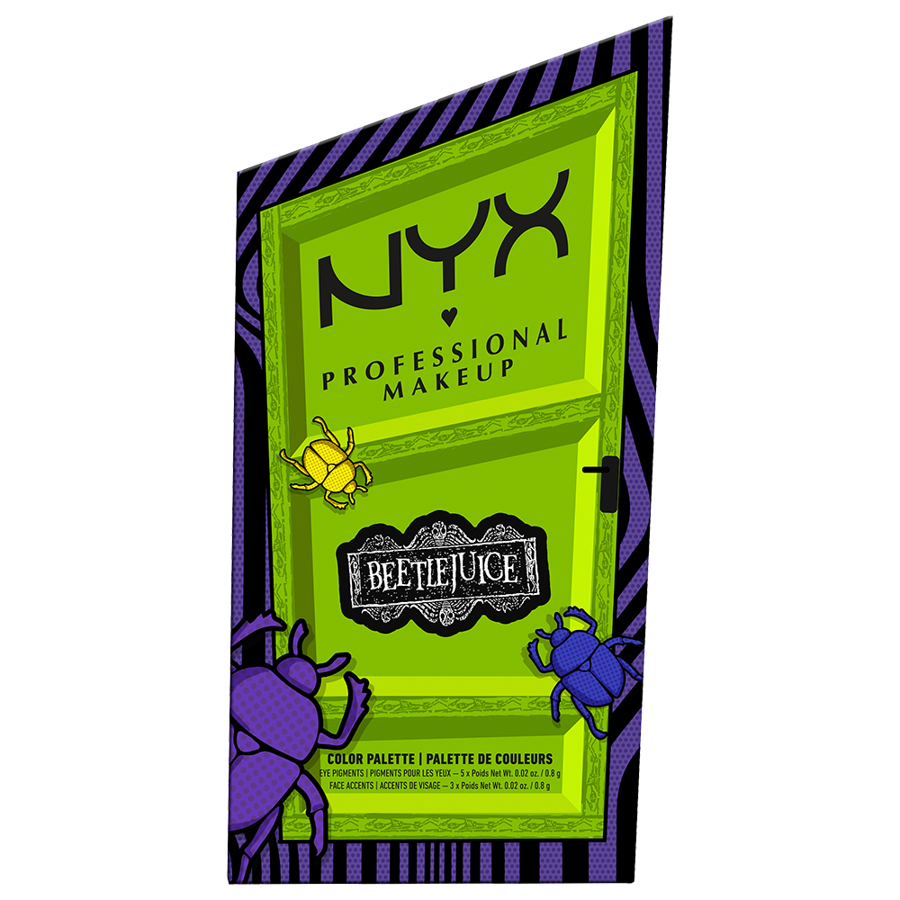Bild: NYX Professional Make-up Beetlejuice Color for the Recently Deceased Palette Lidschattenpalette