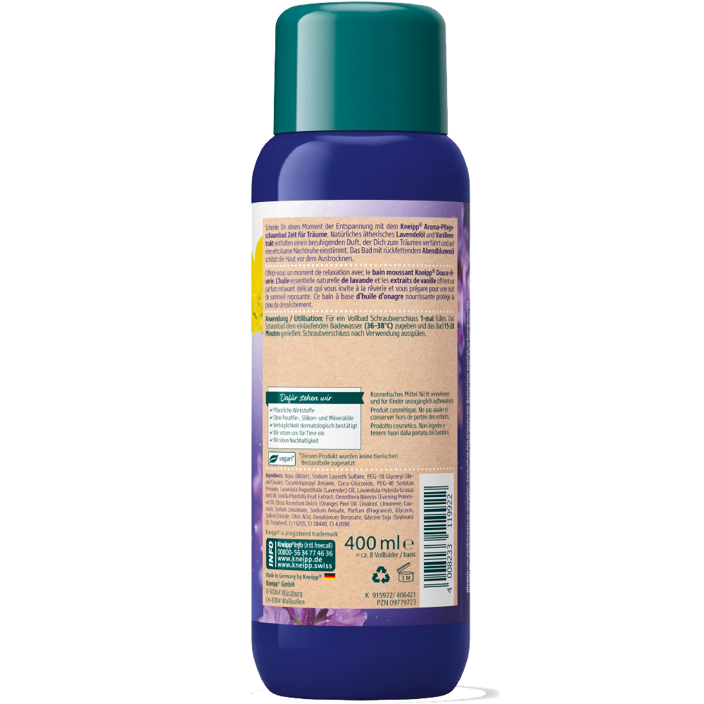Bild: Kneipp Aroma-Pflegeschaumbad Zeit für Träume