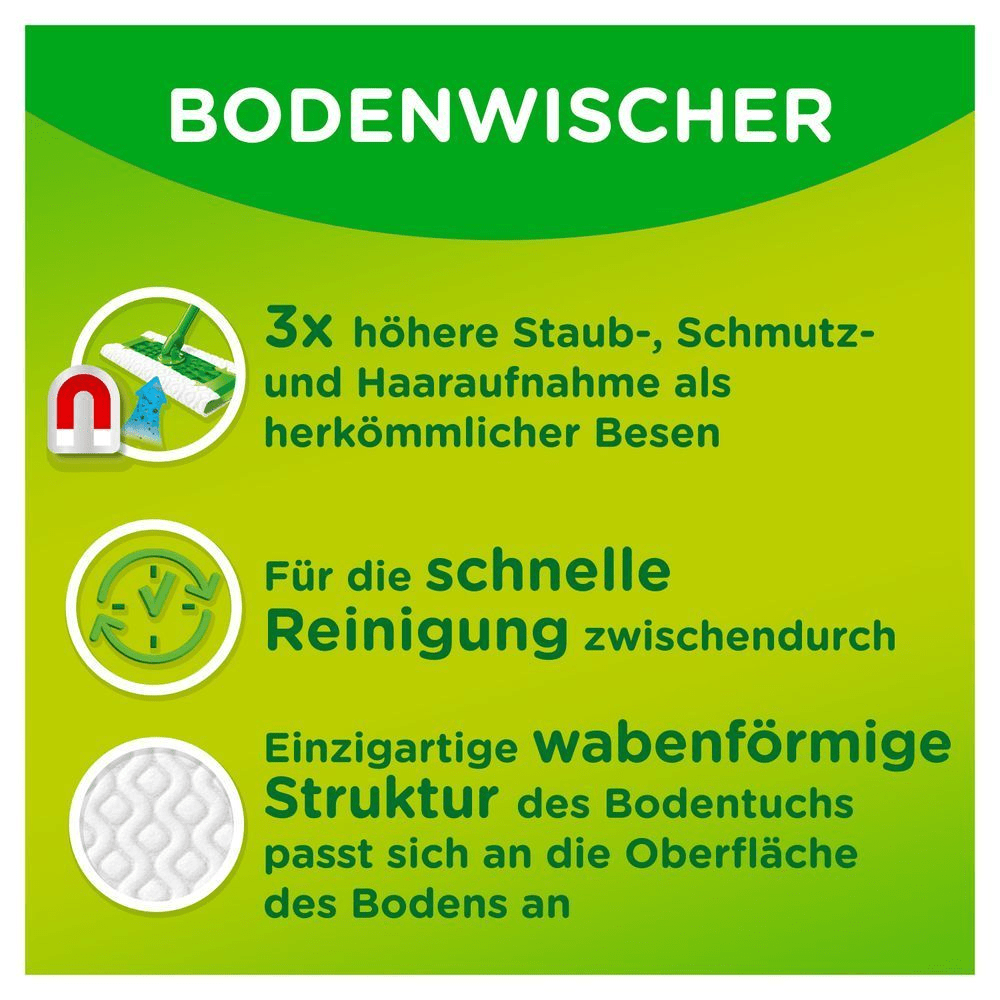 Bild: Swiffer Bodenwischer Trockene Bodentücher