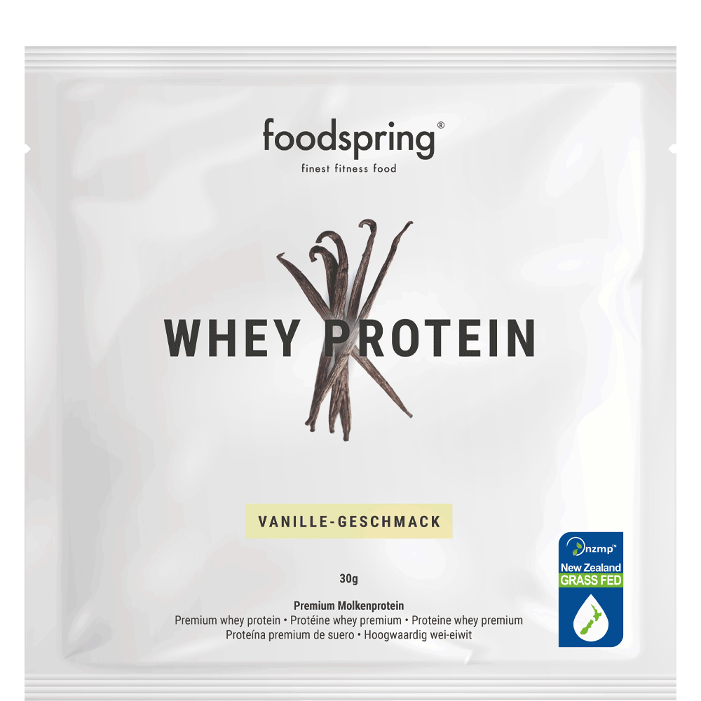 Bild: foodspring Whey Protein Vanille-Geschmack