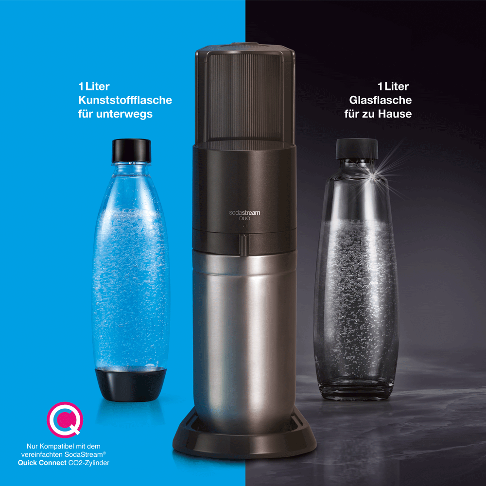 Bild: sodastream Duo Titan Wassersprudler
