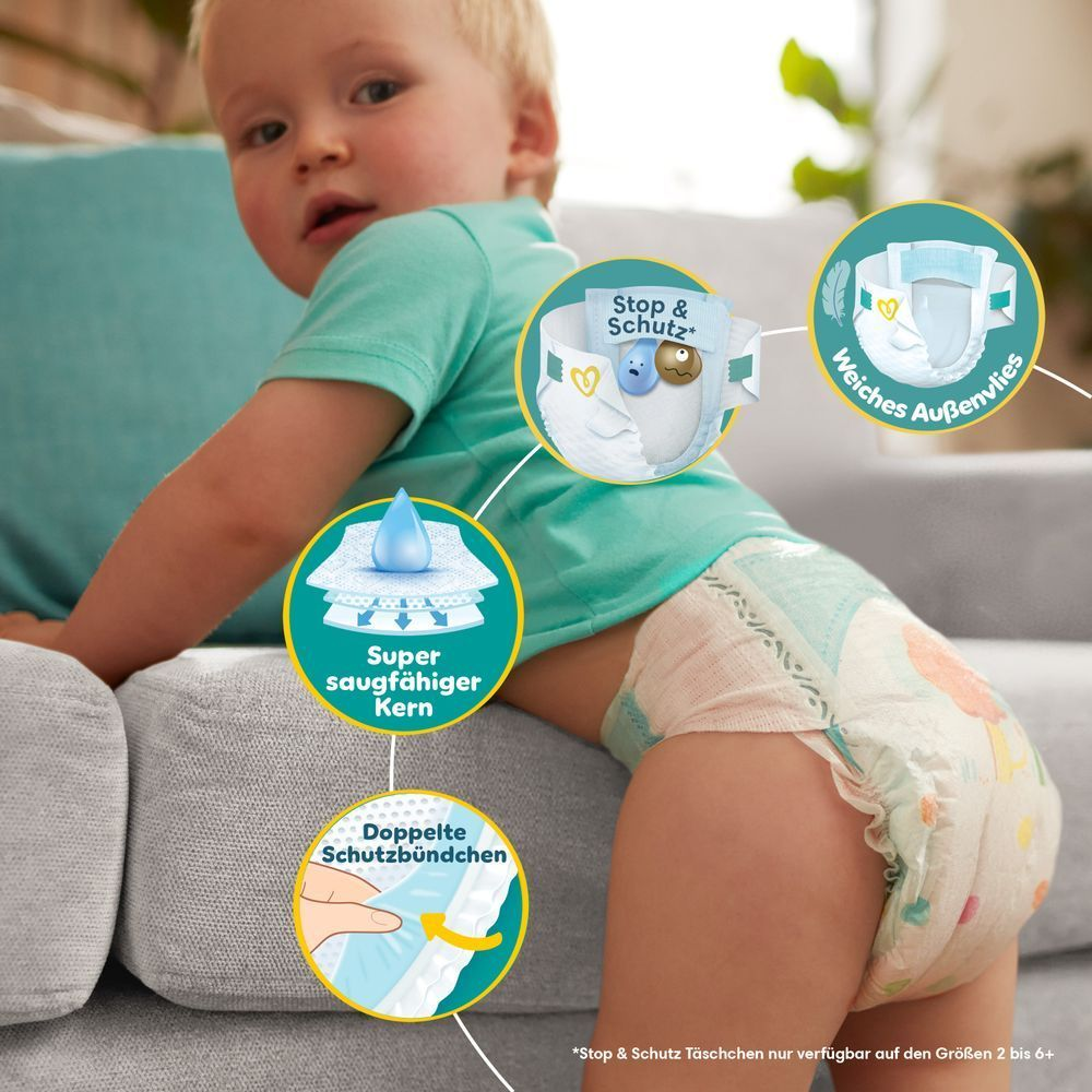 Bild: Pampers Baby-Dry Größe 4,9kg-14kg