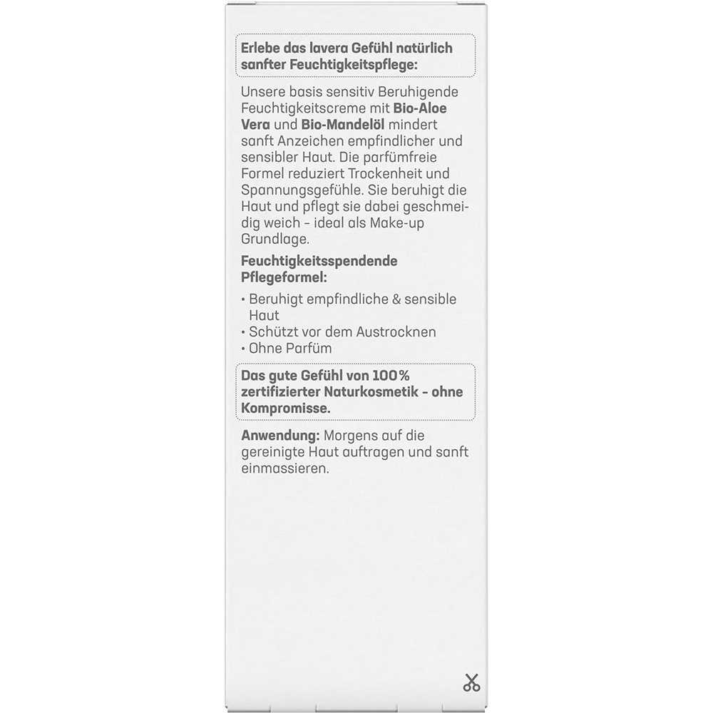 Bild: lavera Basis Sensitiv beruhigende Feuchtigkeitscreme