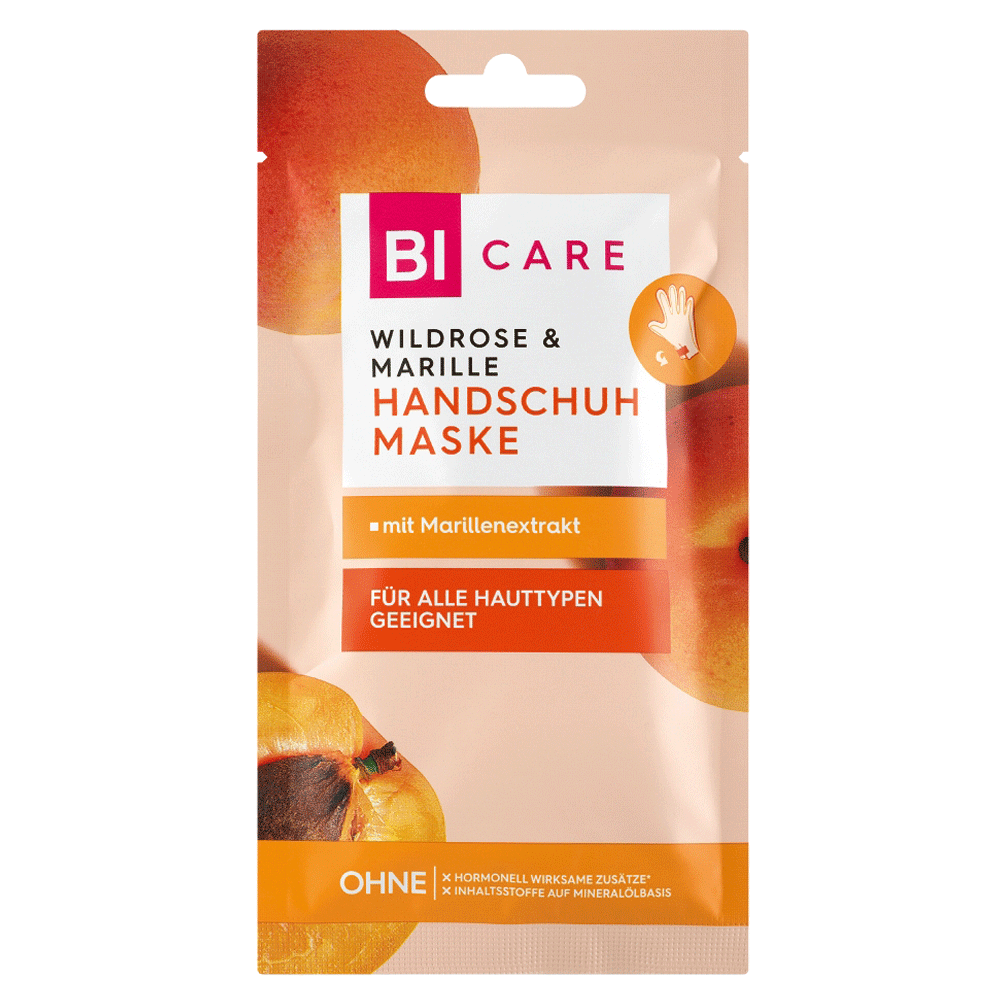 Bild: BI CARE Handmaske Wildrose & Aprikose