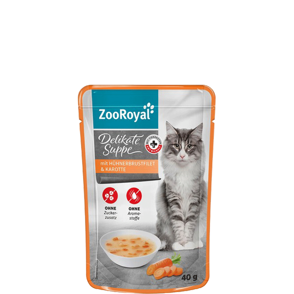 Bild: ZooRoyal Delikate Suppe Hühnerbrustfilet und Karotte