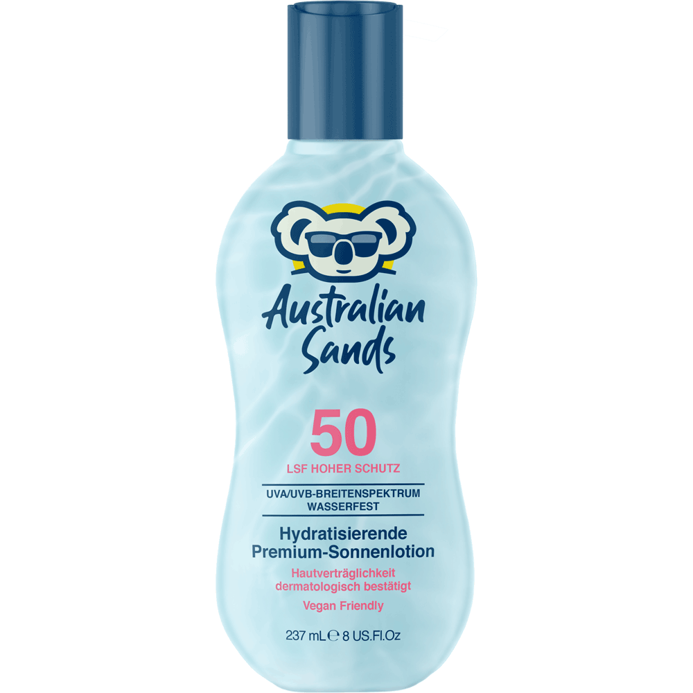 Bild: Australian Sands Hydratisierende Premium Sonnenlotion LSF 50 