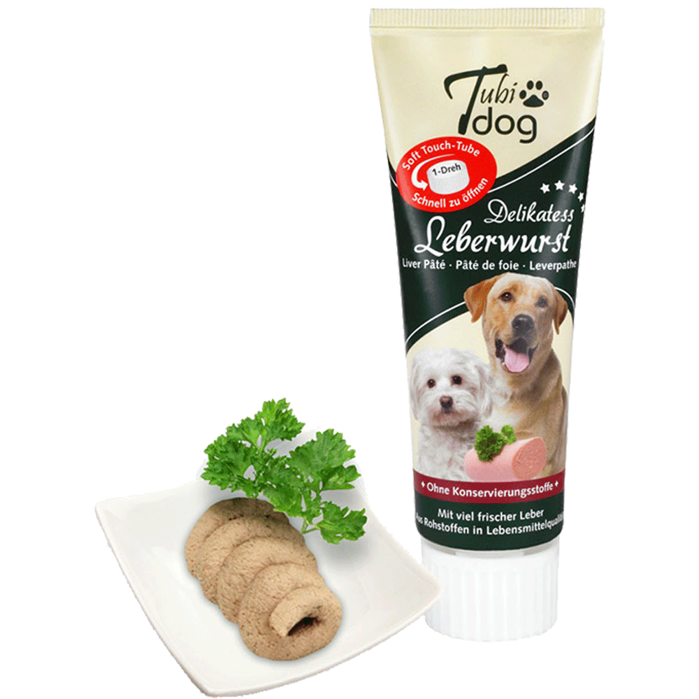 Bild: Hansepet Tubidog Hundesnack Leberwurst