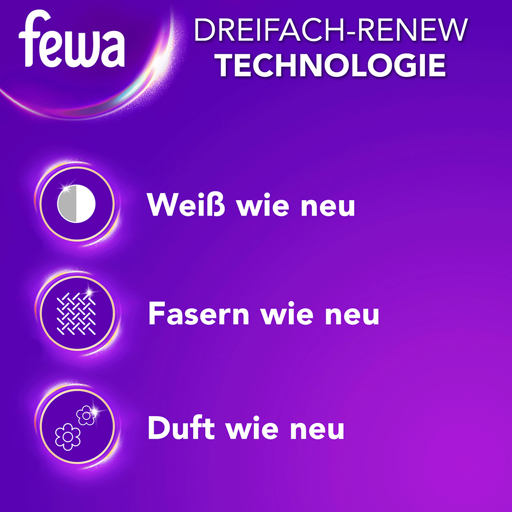 Bild: Fewa Renew Flüssigwaschmittel Weiss