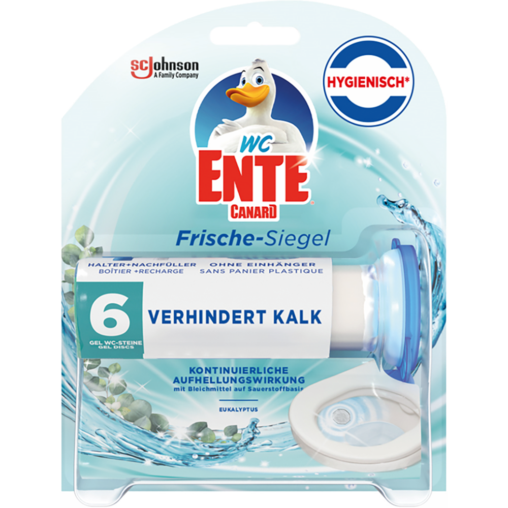 Bild: WC-Ente Frische Siegel Verhindert Kalk Eukalyptus