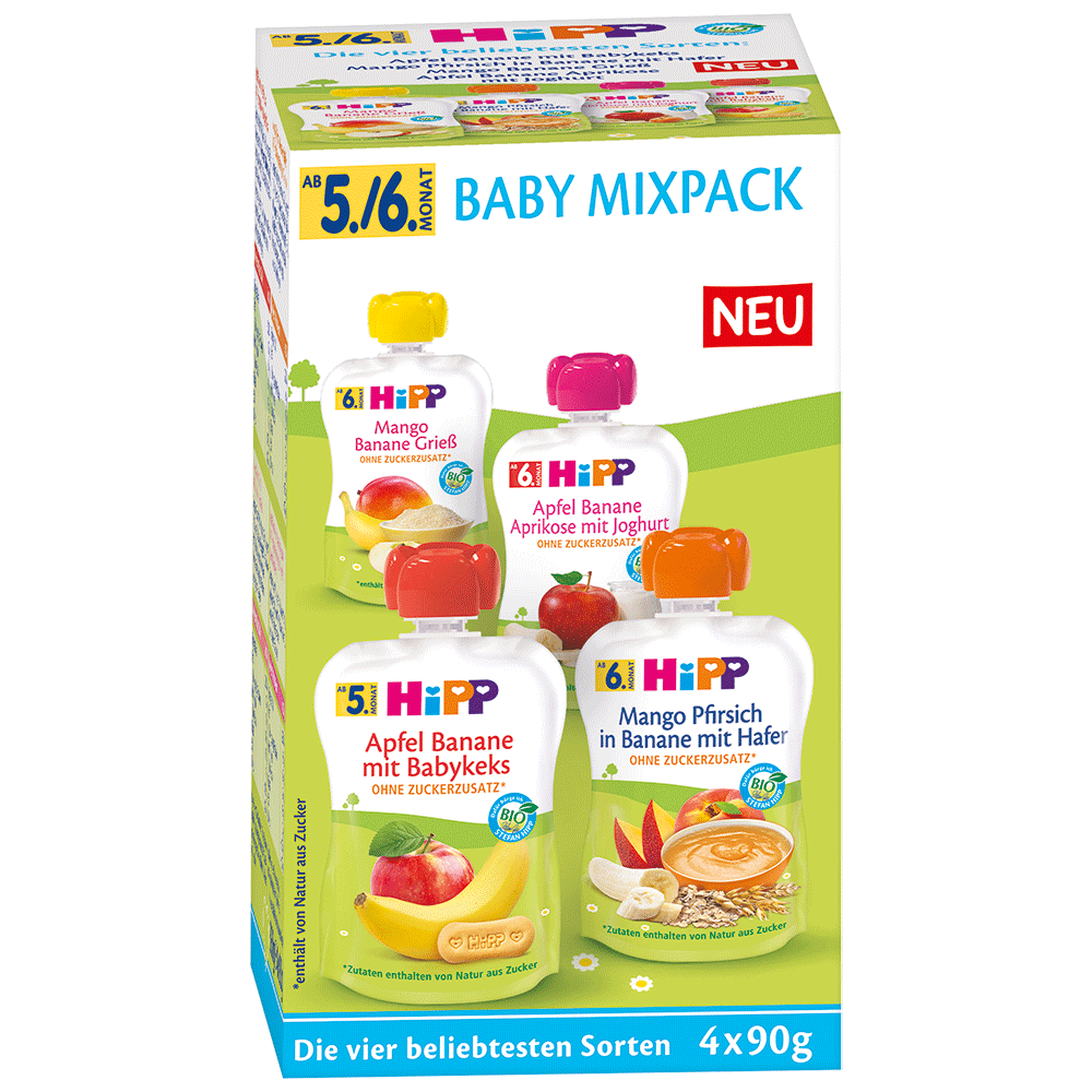Bild: HiPP Baby Mixpack Quetschie