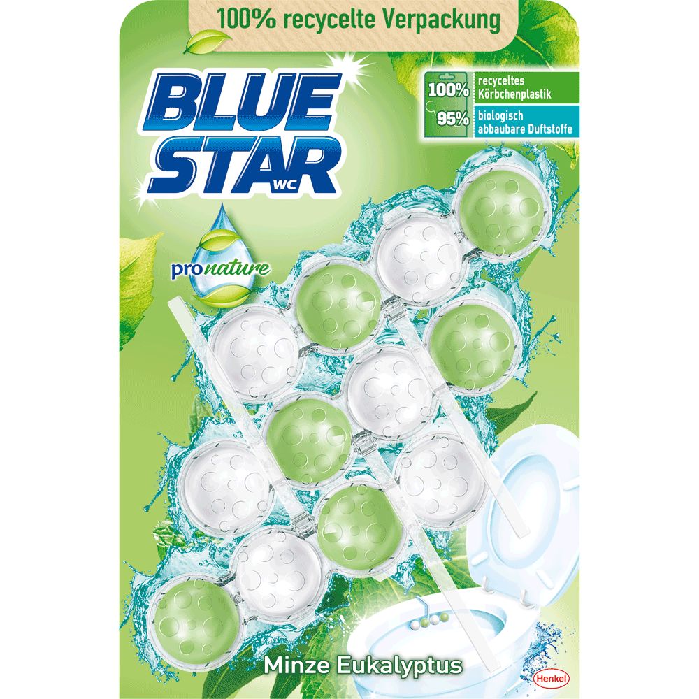 Bild: Blue Star WC-Steine Minze Eukalyptus