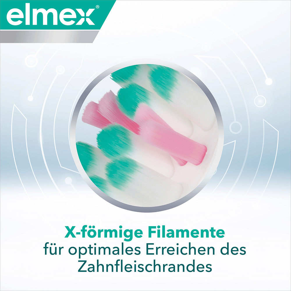 Bild: elmex Zahnbürste Expert Präzision Sensitive