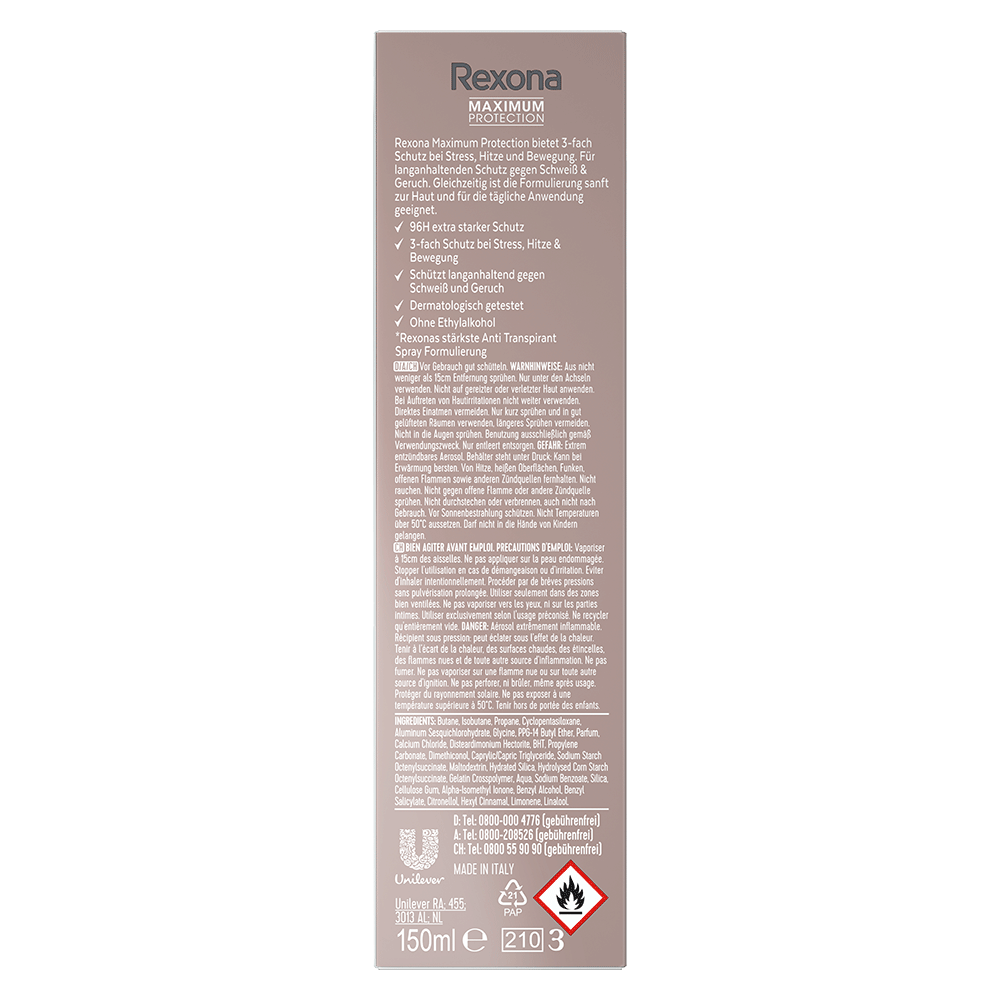 Bild: Rexona Maximum Protection Deo Spray Clean Fresh