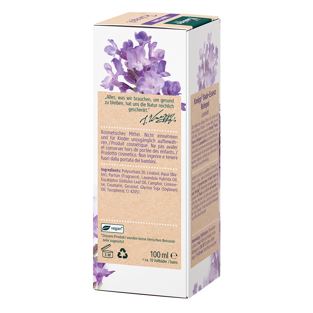 Bild: Kneipp Bade-Essenz Ruhepol Lavendel
